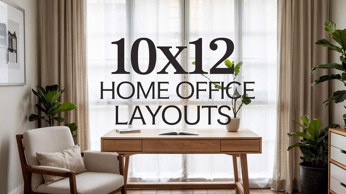 10x12 Home Office Layouts