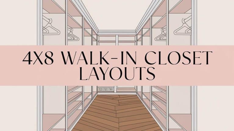 4×8 Walk in Closet Layouts With Big Style and Functionality