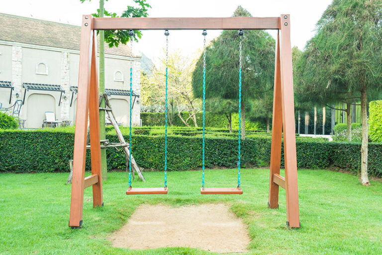 Swing Set Dimensions (Standard, A-frame & DIY Sizes)