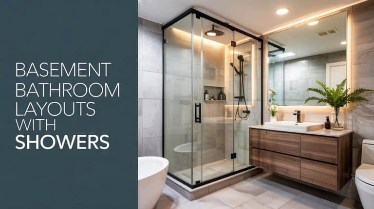Basement Bathroom Layouts with Showers: Floor Plan & Remodel Ideas