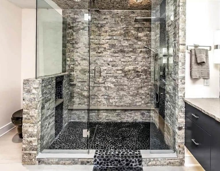 Pebble Tile Shower Floor (Popular Design Types)