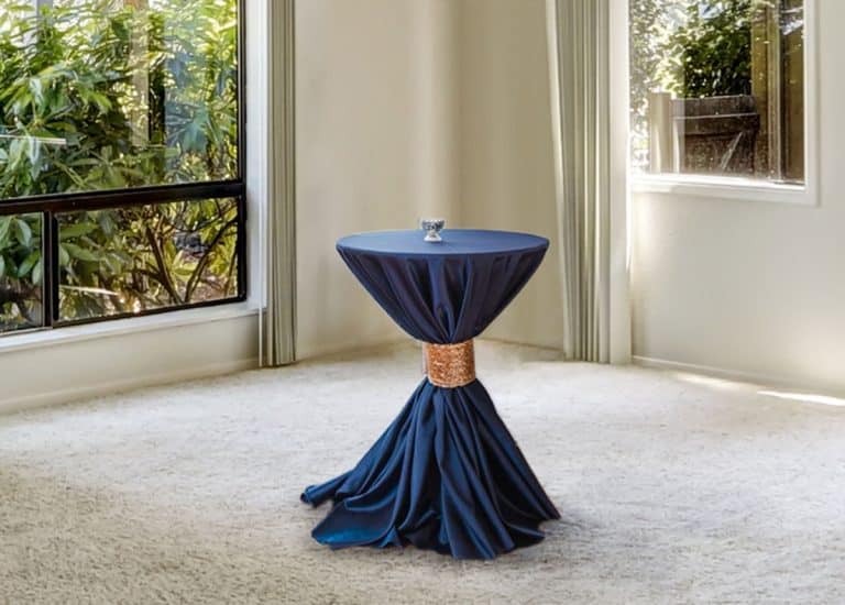 Choosing The Perfect Cocktail Table Linen Size