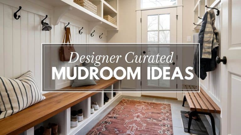 Designer Curated Mudroom Ideas (Furniture, Bench & Storage Cabinets)
