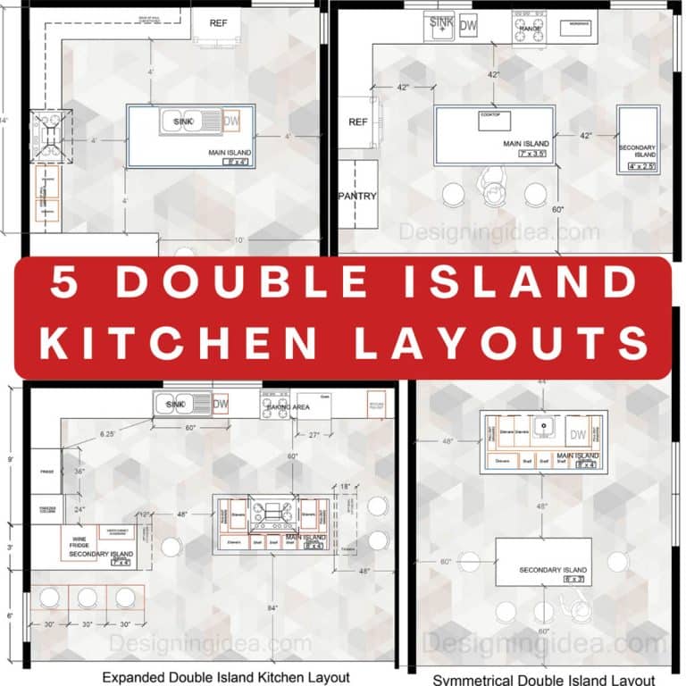 5 Luxury Double Island Kitchen Layouts: For Families & Entertaining