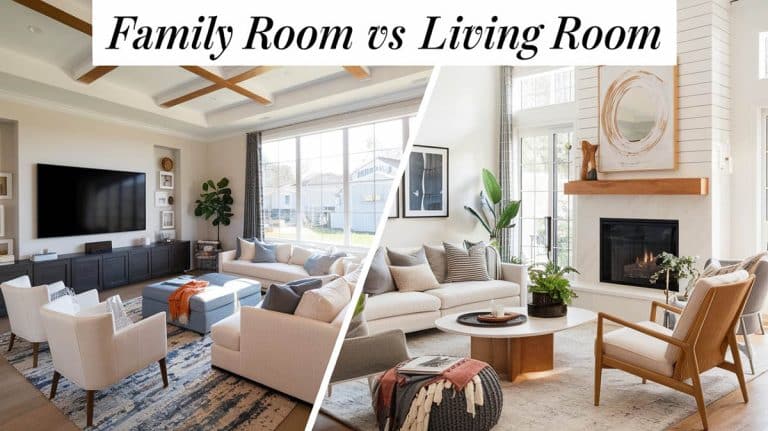 Family Room VS Living Room