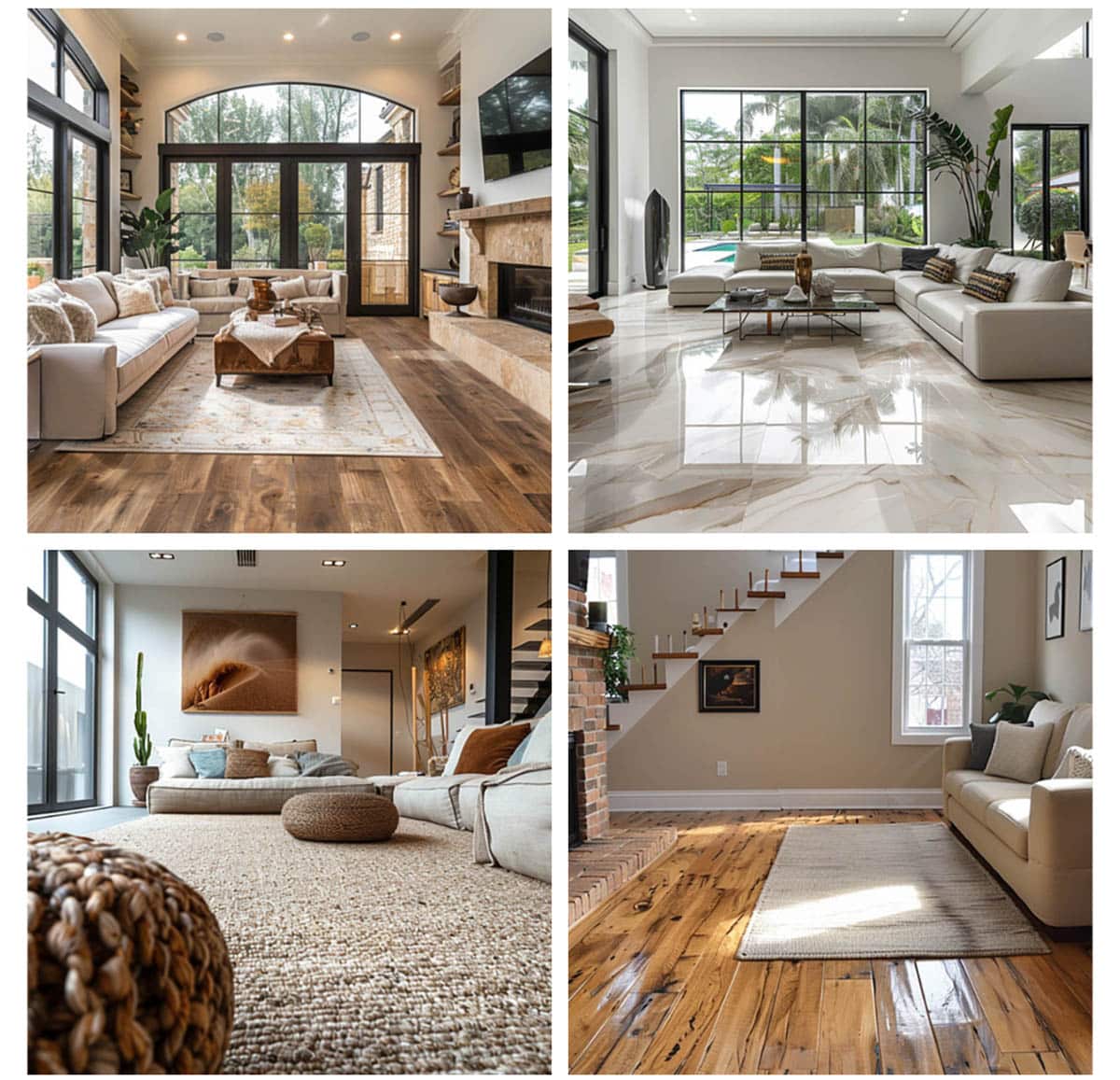 Find your flooring style room images