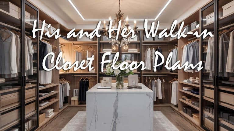 7 His and Her Walk-in Closet Floor Plans with Smart Shared Designs