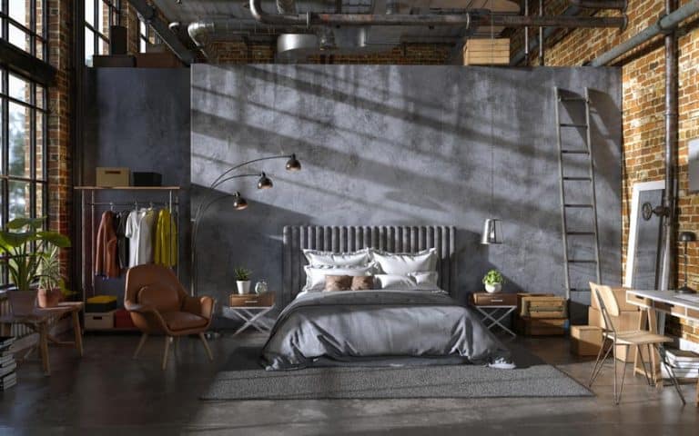 How to Create An Industrial Bedroom Style (Ideas & Furniture)