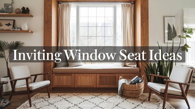 Inviting Window Seat Ideas For A Comfy Retreat