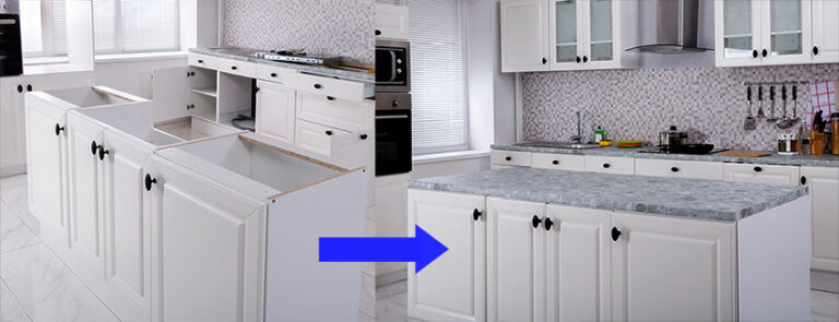 Replace Countertops Without Replacing Cabinets