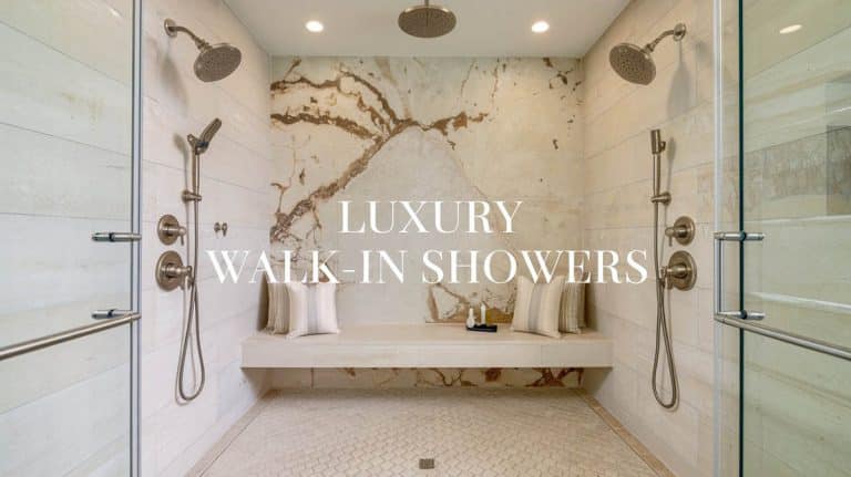 Designer Tips For Creating Beautiful Luxury Walk-in Showers