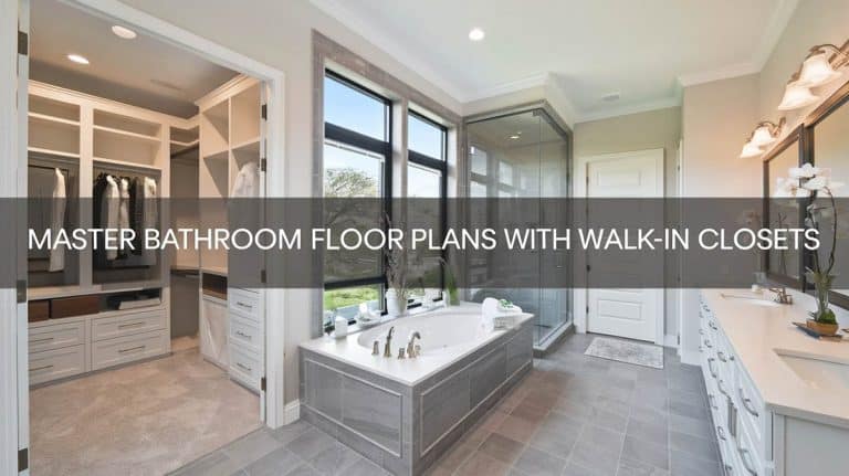5 Master Bathroom Floor Plans With Walk-In Closets For Every Size Home