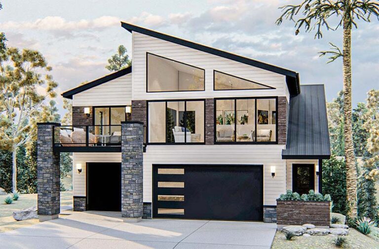 Modern Carriage House Plan (2 Bedroom 2 Bath)