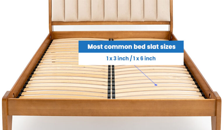 Bed Slat Sizes (Full, Queen & King Board Dimensions)
