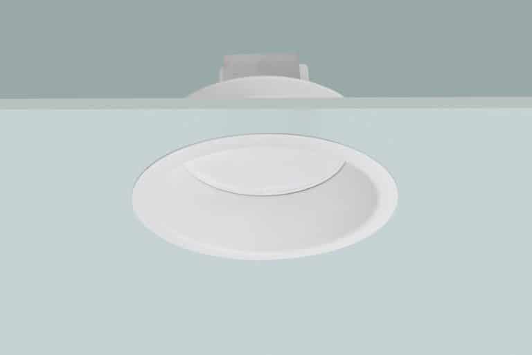 recessed white lights