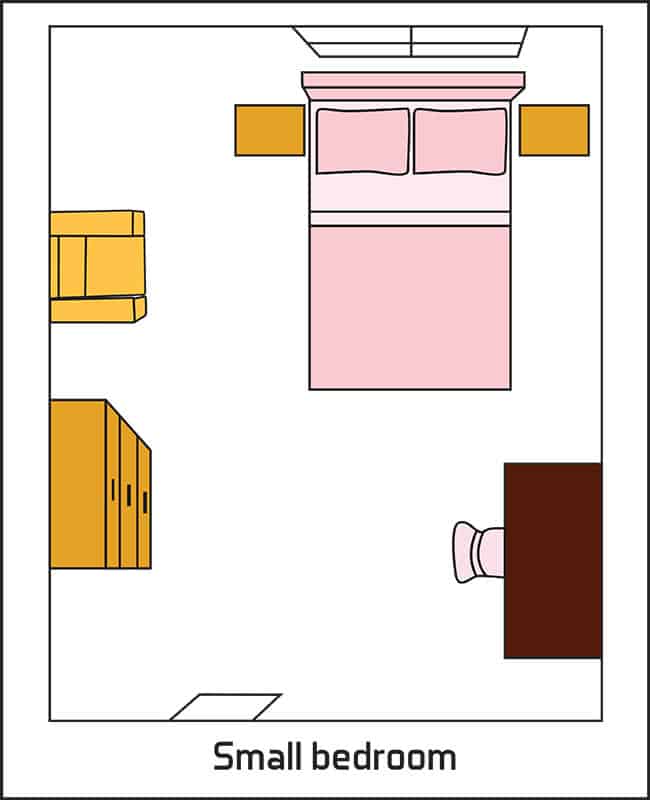Small bedroom layout
